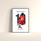 Marcus Rashford – Manchester United Star Poster